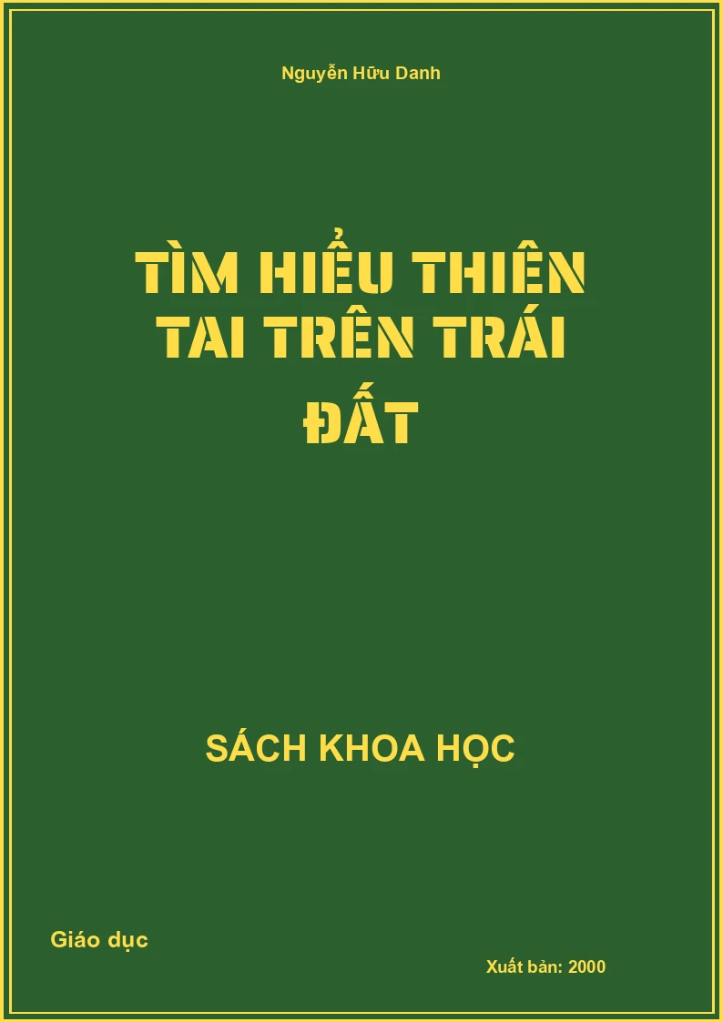 Tìm hiểu thiên tai trên trái đất