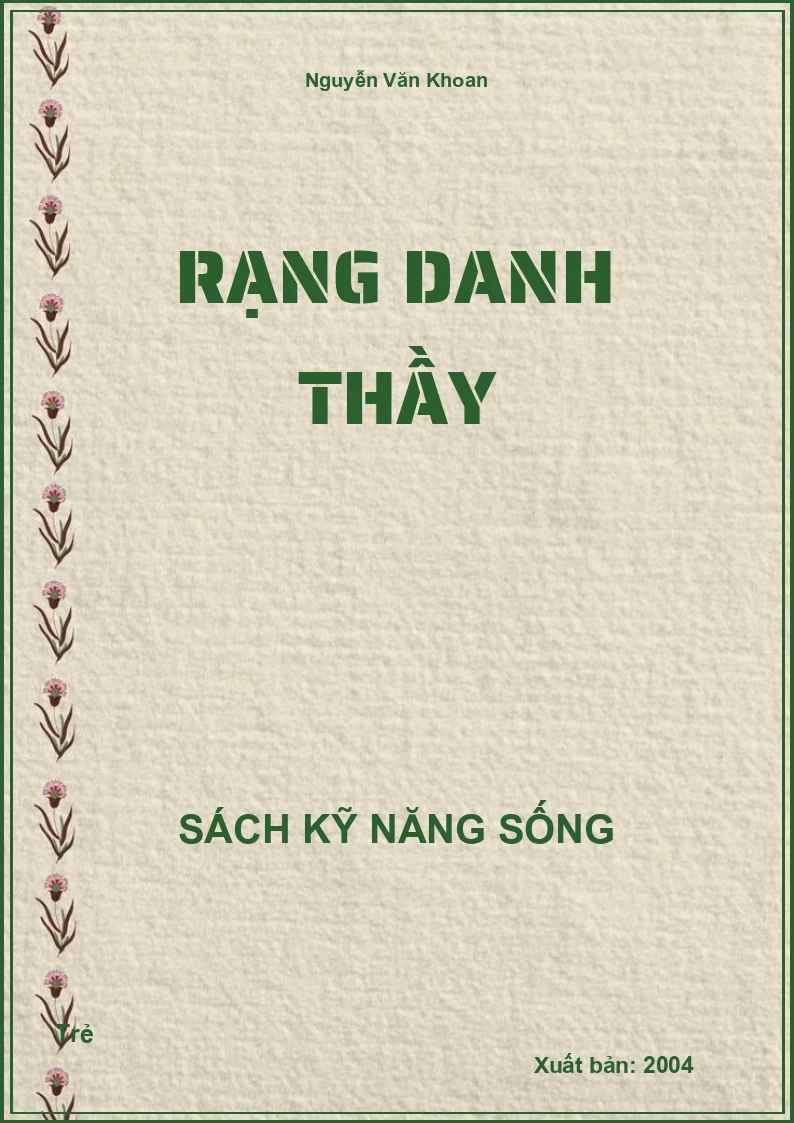 Rạng danh Thầy