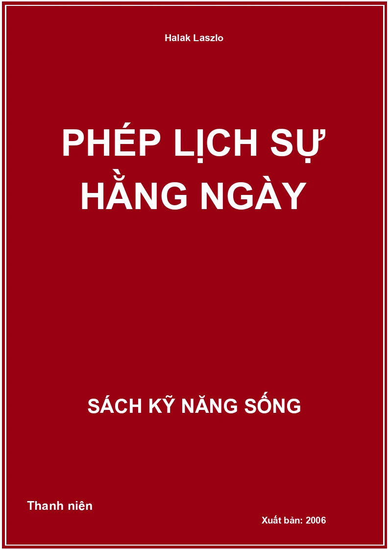 Phép lịch sự hằng ngày