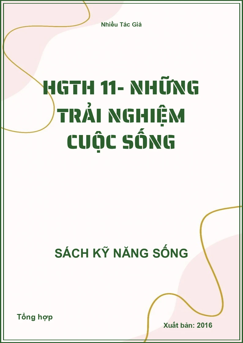HGTH 11- Những trải nghiệm cuộc sống
