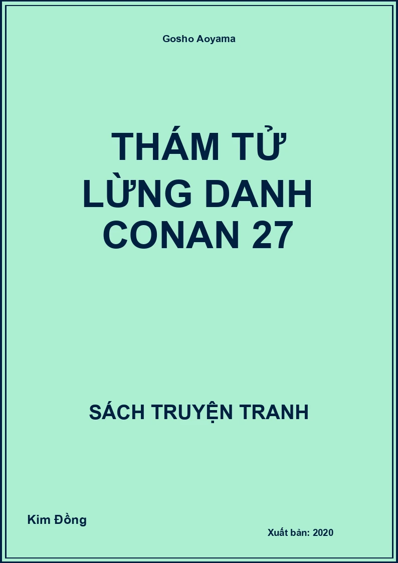 Thám tử lừng danh Conan 27