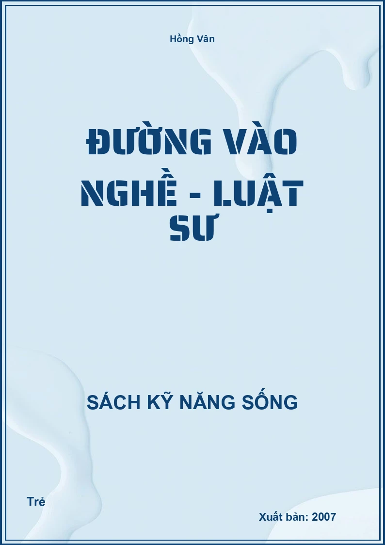 Đường vào nghề - Luật sư