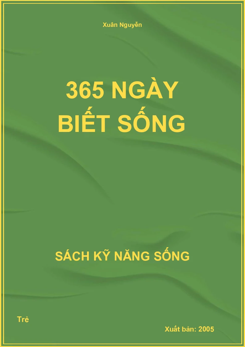 365 Ngày biết sống