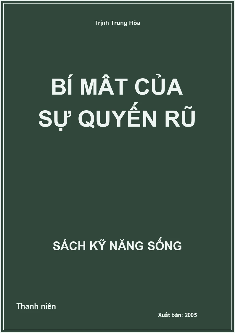 Bí mật của sự quyến rũ
