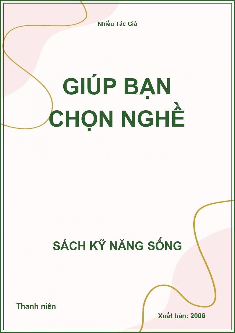 Giúp bạn chọn nghề