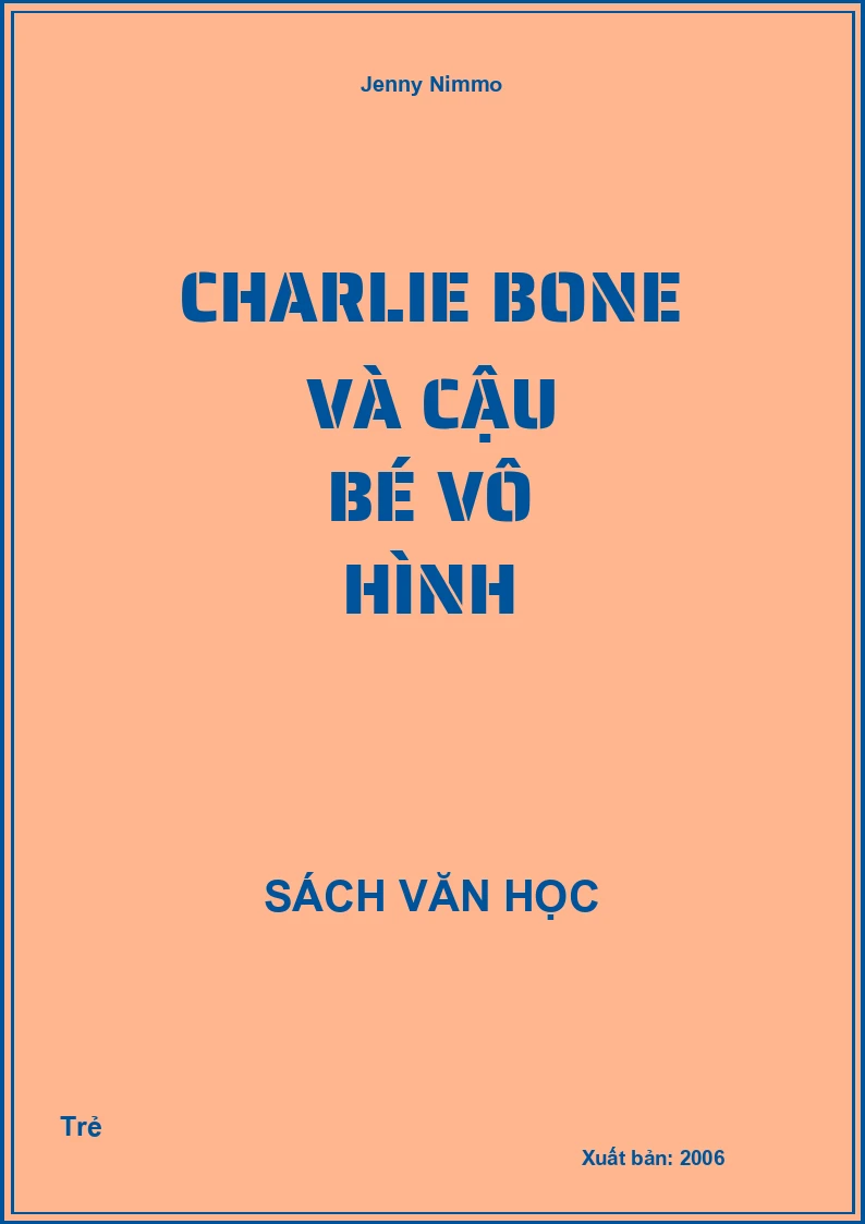 Charlie Bone và cậu bé vô hình