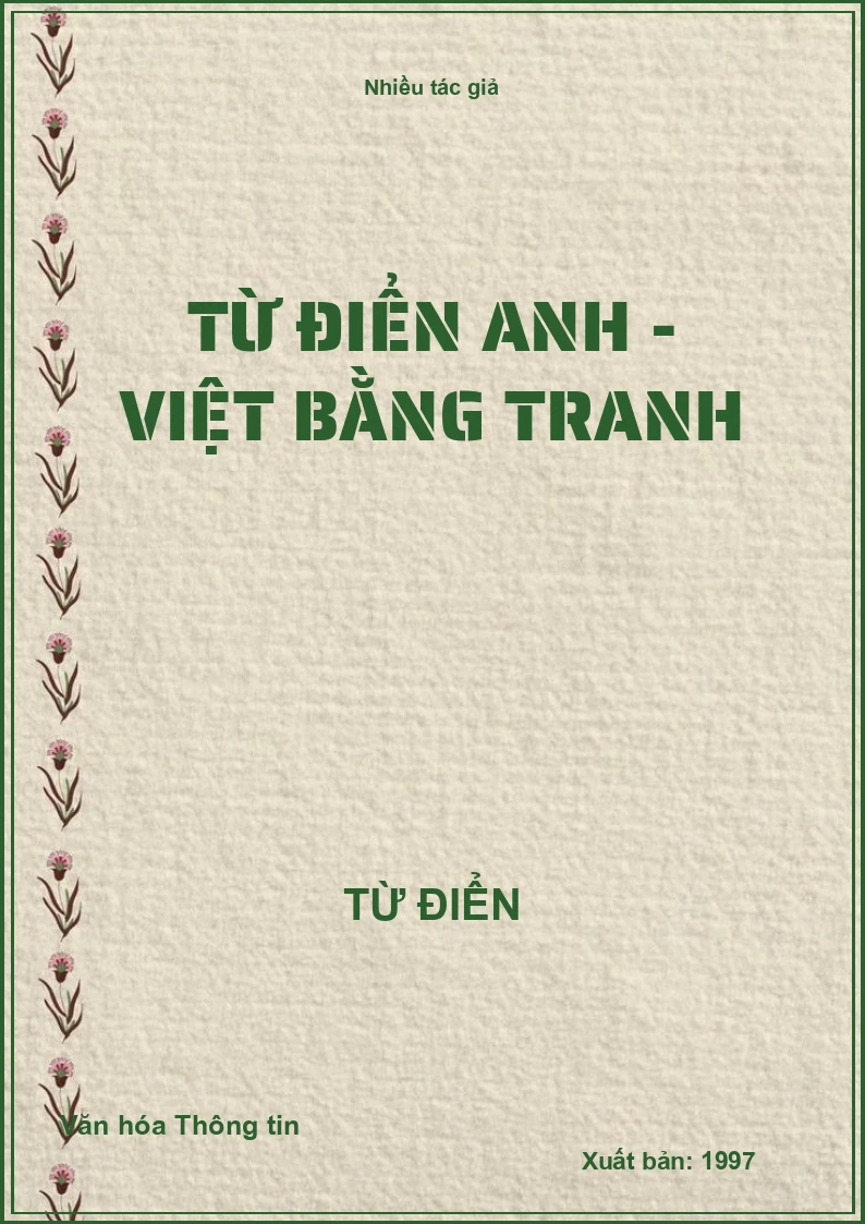 Từ điển Anh - Việt bằng tranh