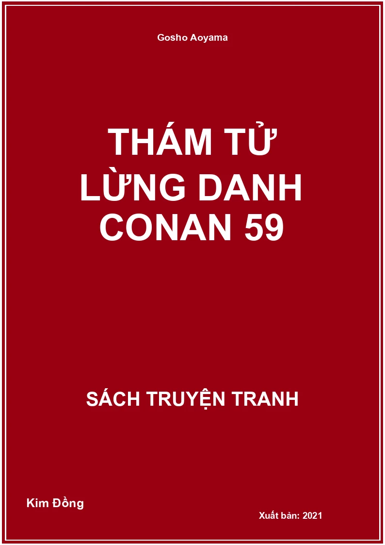 Thám tử lừng danh Conan 59