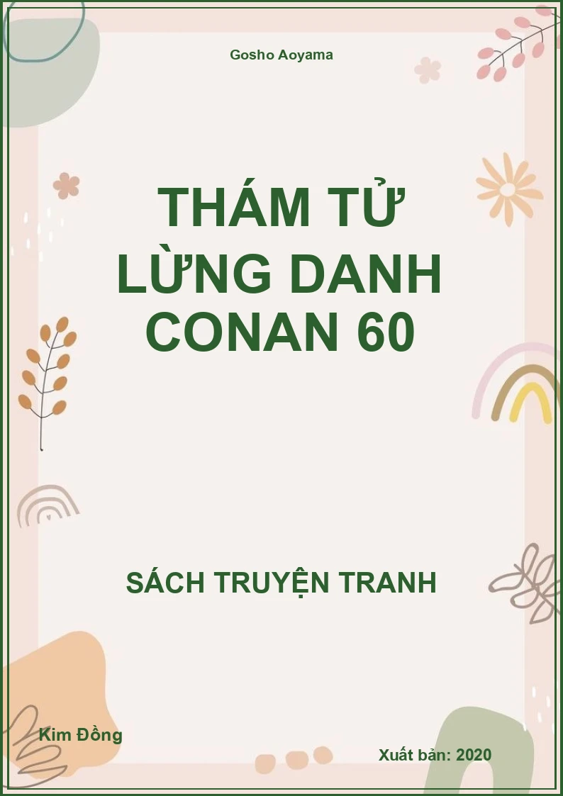 Thám tử lừng danh Conan 60