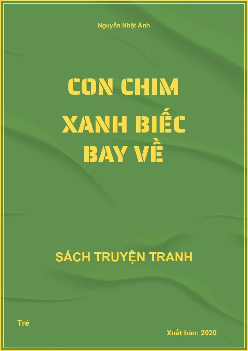 Con chim xanh biếc bay về