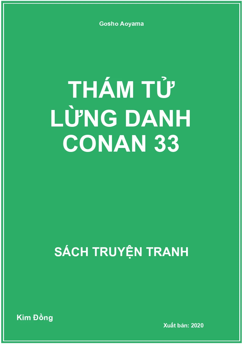 Thám tử lừng danh Conan 33