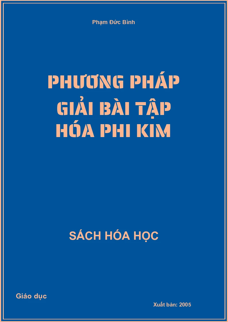 Phương pháp giải bài tập Hóa phi kim