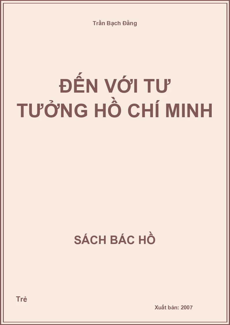 Đến với tư tưởng Hồ Chí Minh