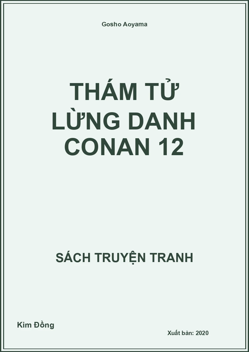 Thám tử lừng danh Conan 12