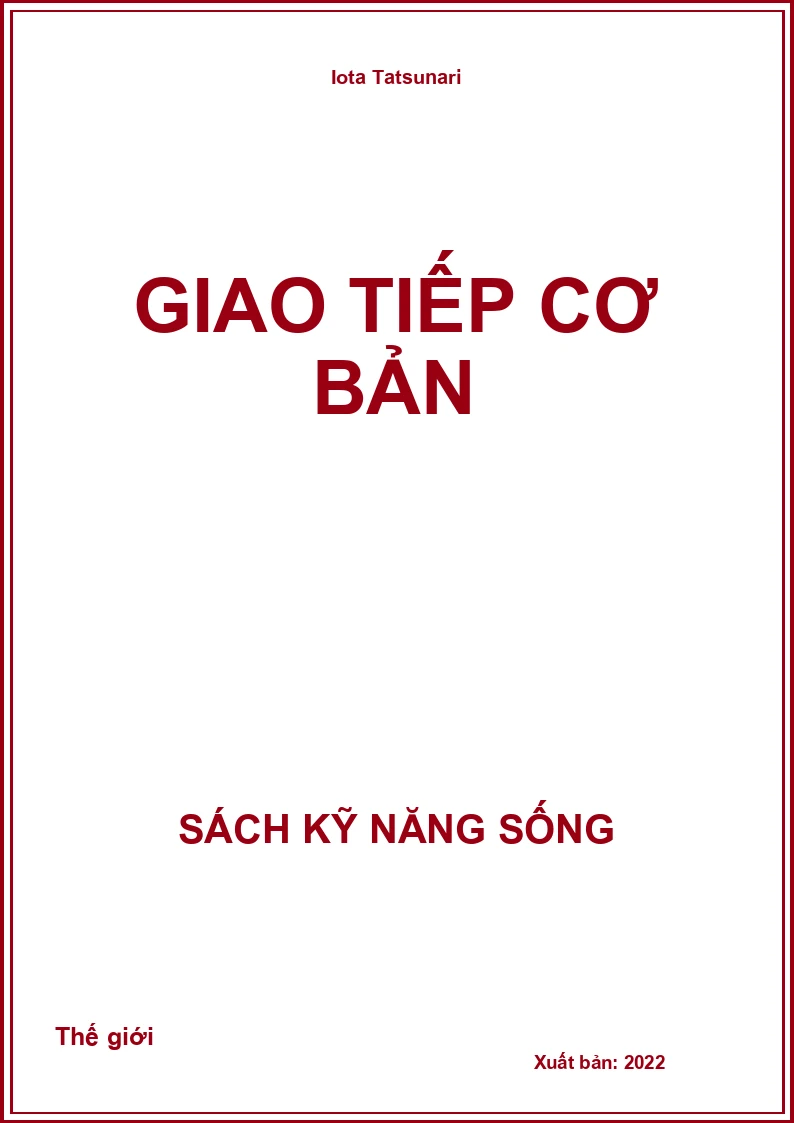 Giao tiếp cơ bản