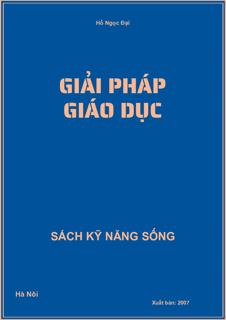Giải pháp giáo dục