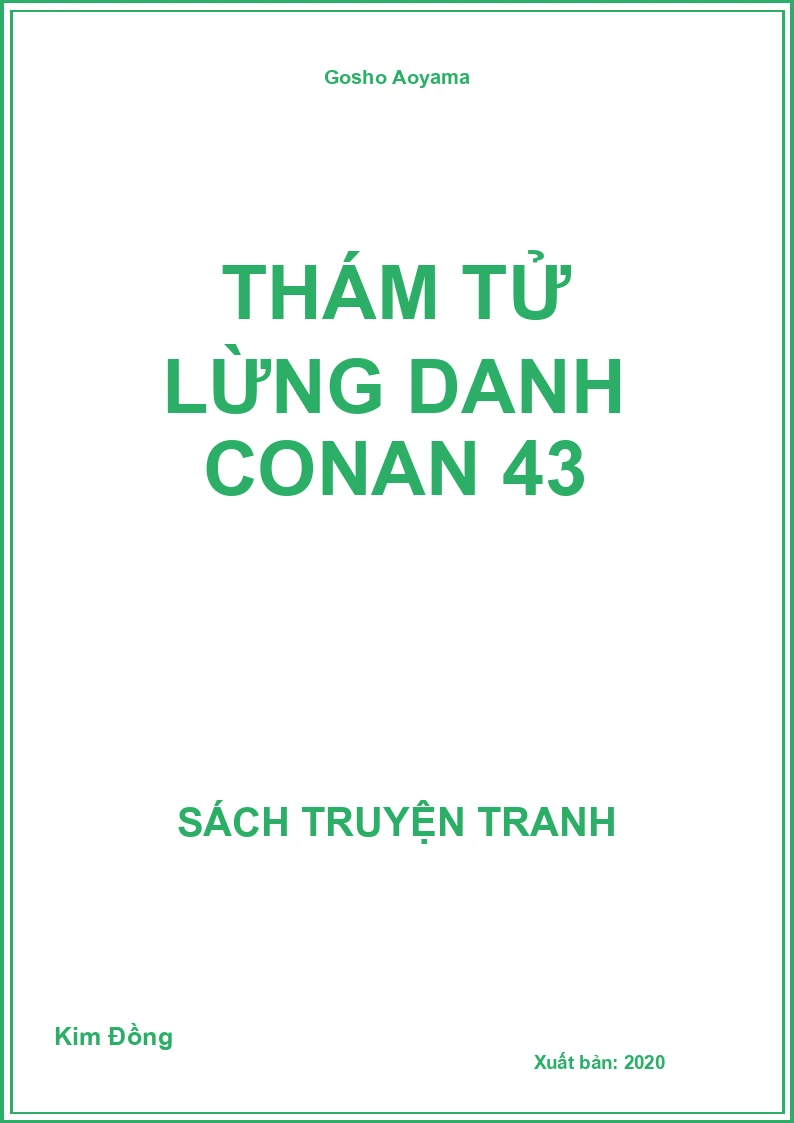 Thám tử lừng danh Conan 43