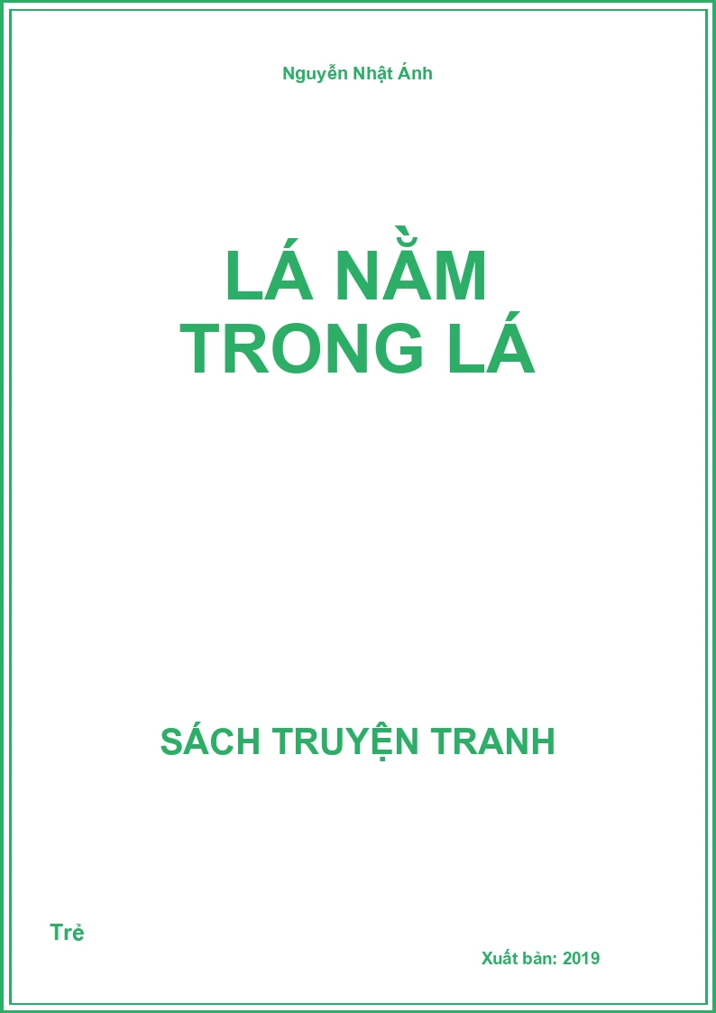 Lá nằm trong lá