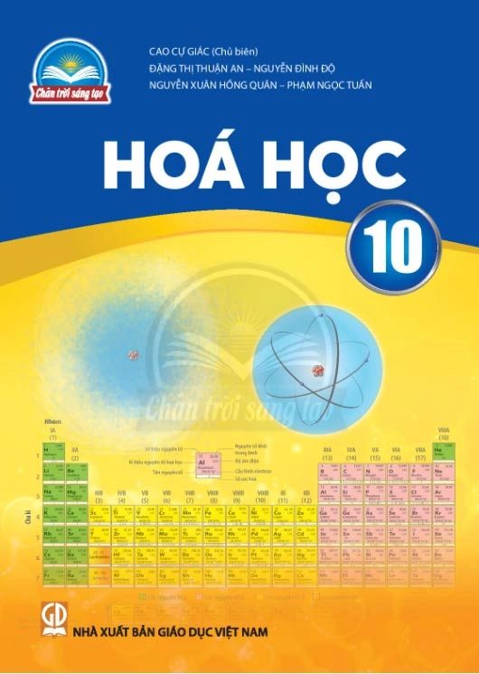Sách giáo khoa Hóa học 10 - Chân Trời Sáng Tạo