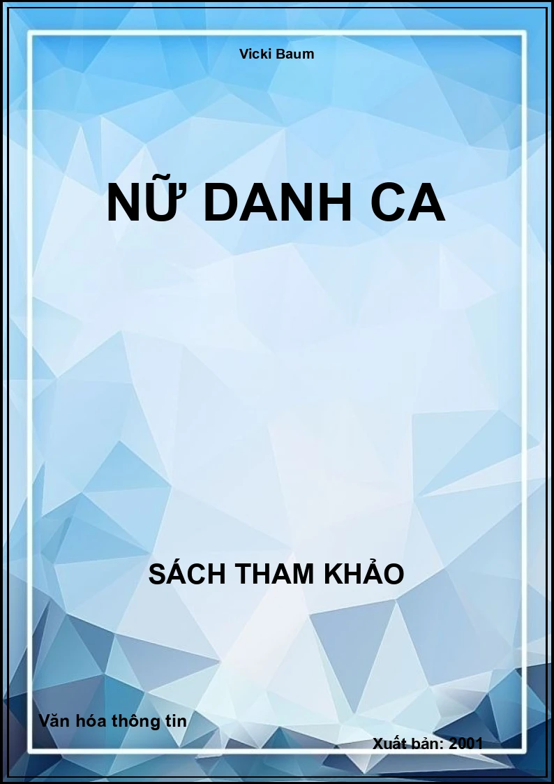 Nữ danh ca