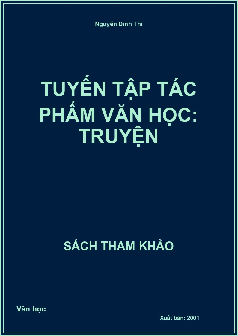 Tuyến tập tác phẩm văn học: Truyện