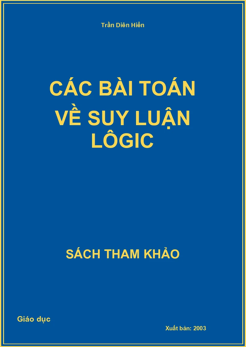 Các bài toán về suy luận Lôgic