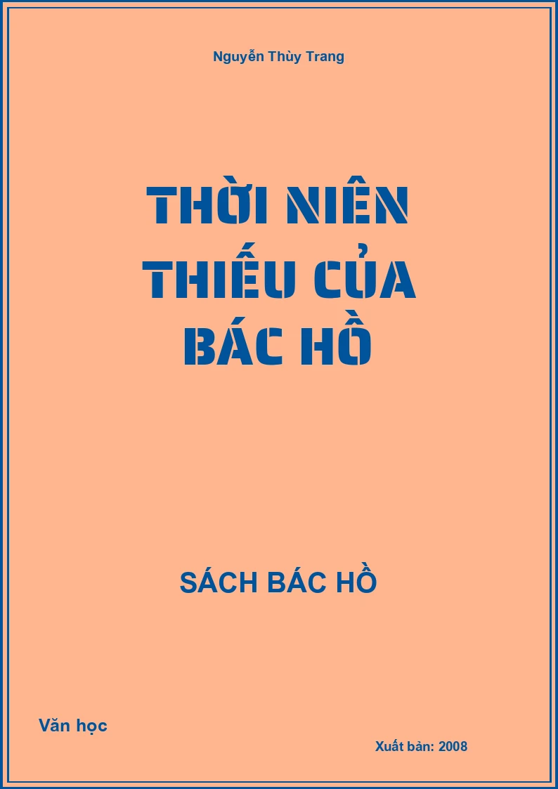 Thời niên thiếu của Bác Hồ