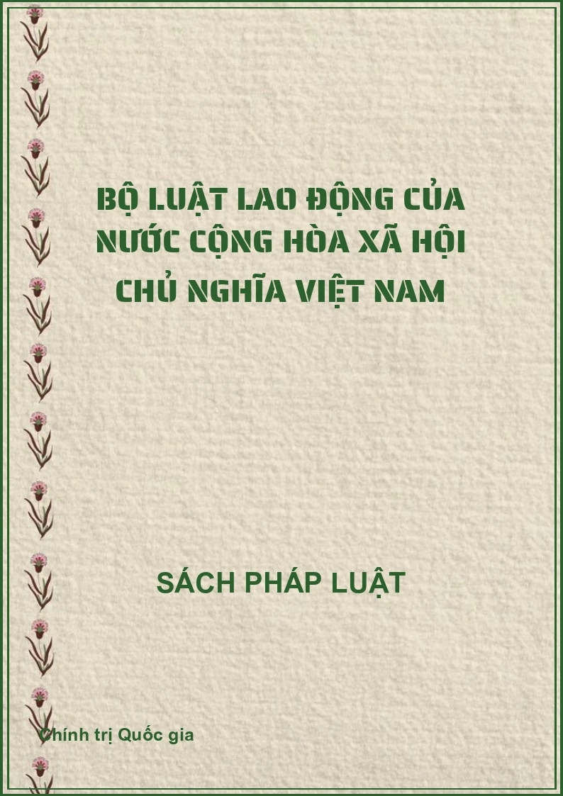 Bộ Luật lao động của nước Cộng hòa xã hội chủ nghĩa Việt Nam