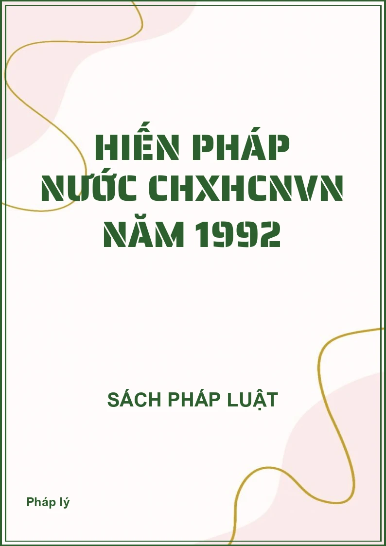 Hiến pháp nước CHXHCNVN năm 1992