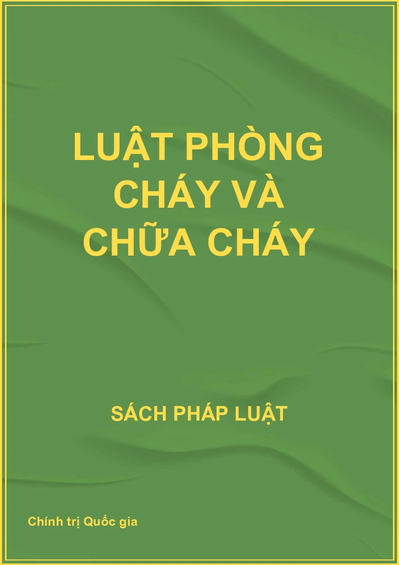 Luật phòng cháy và chữa cháy