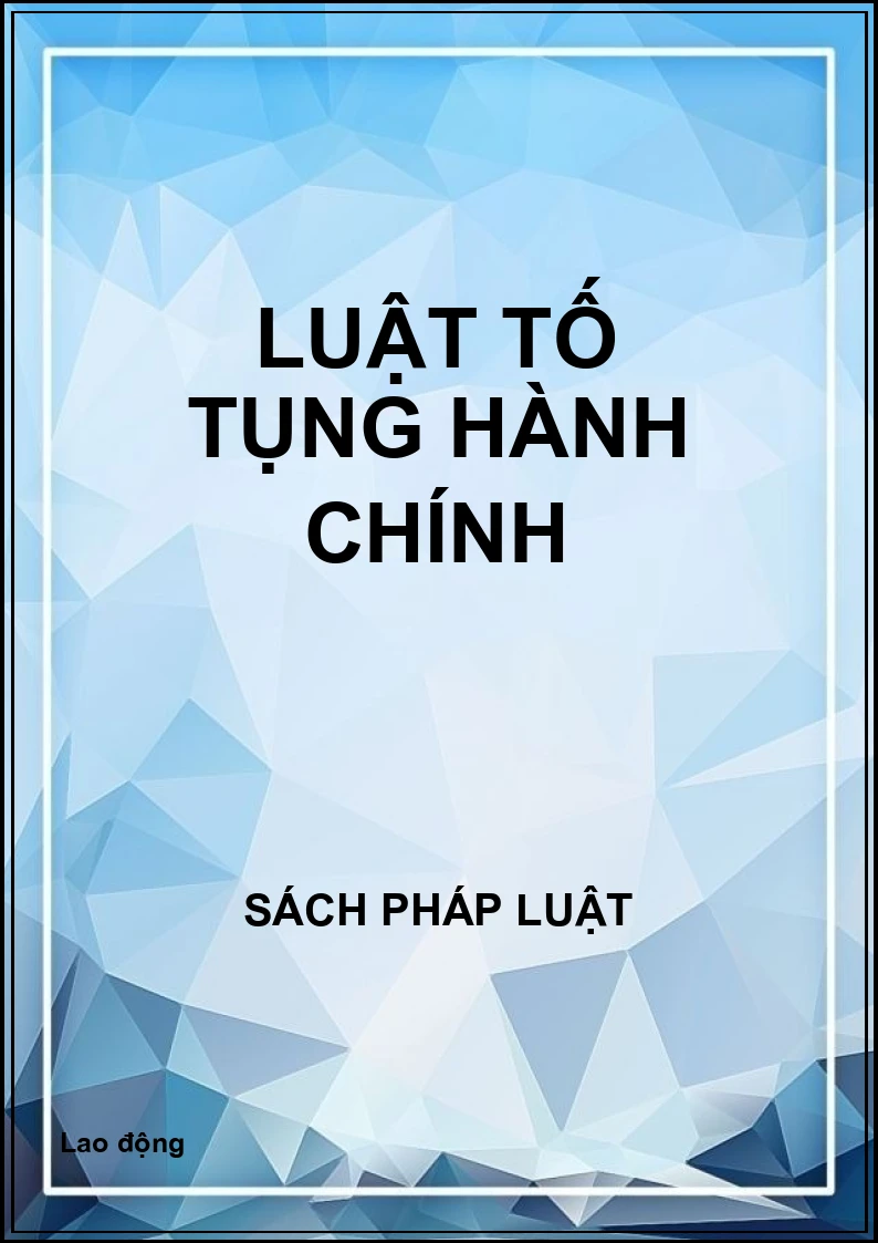 Luật Tố tụng hành chính