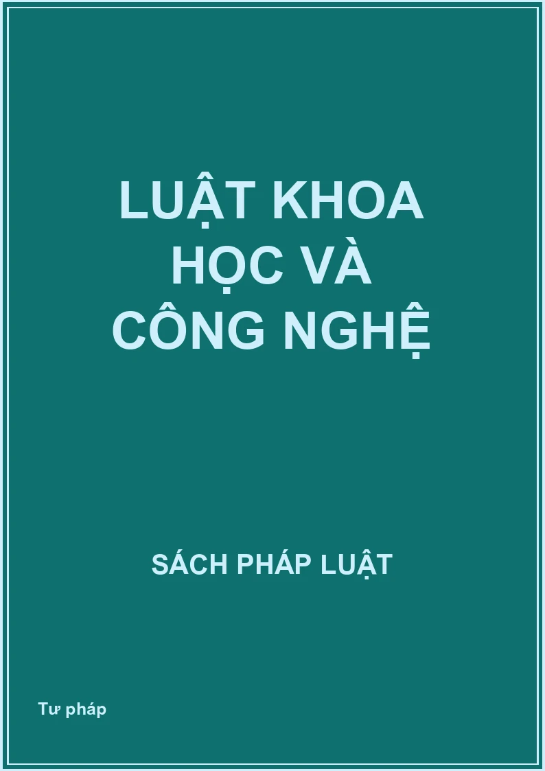 Luật Khoa học và công nghệ