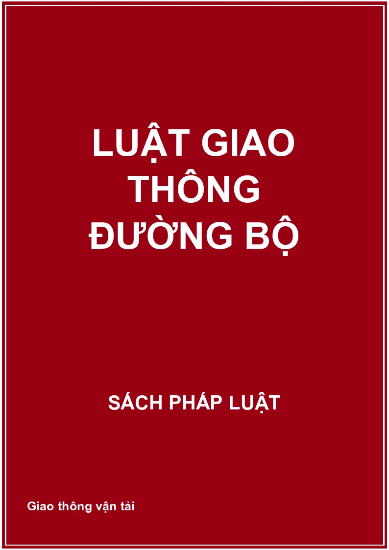 Luật Giao thông đường bộ