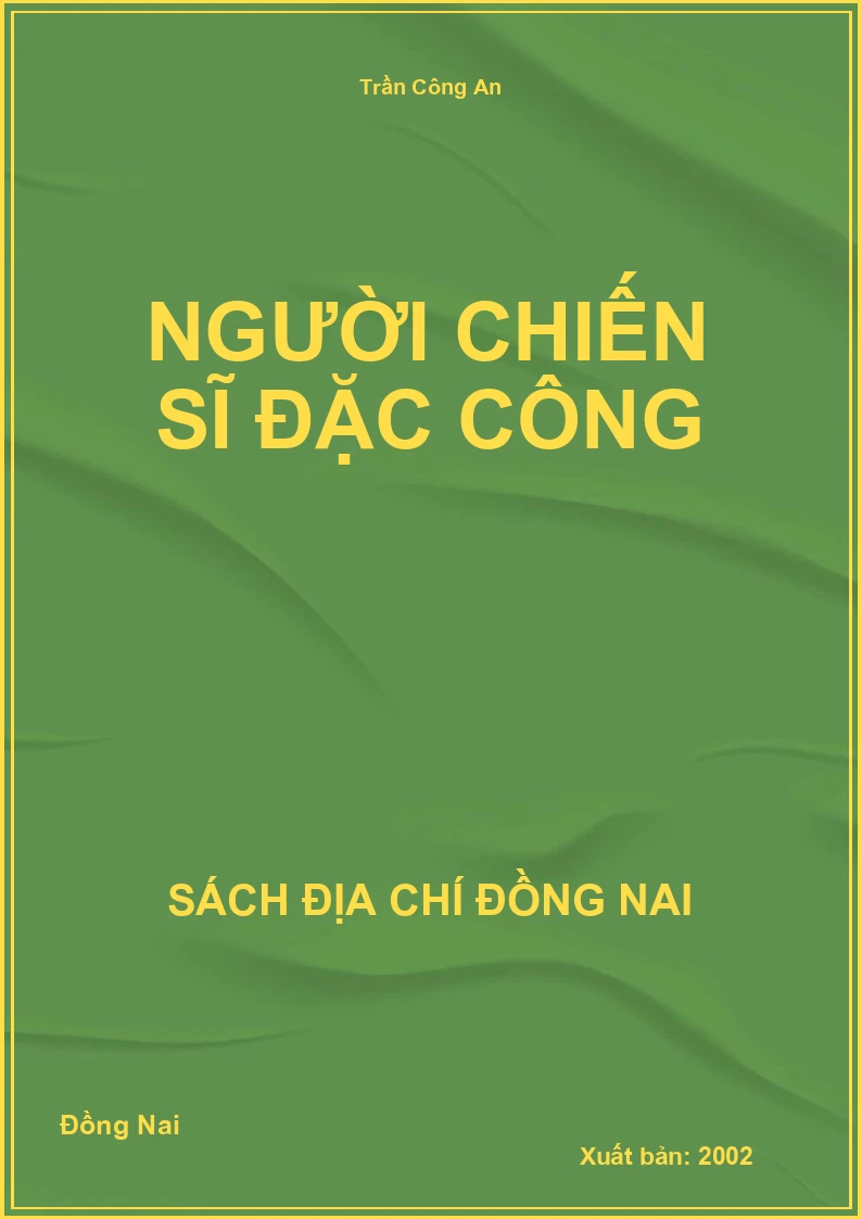 Người chiến sĩ đặc công