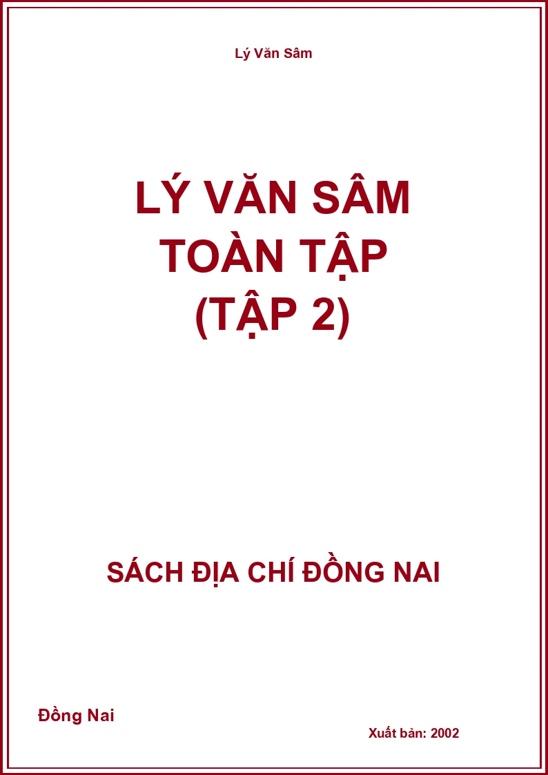 Lý Văn Sâm toàn tập (Tập 2)