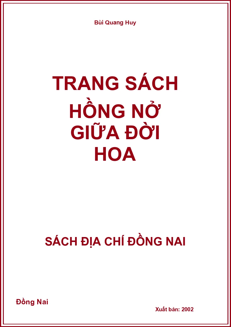 Trang sách hồng nở giữa đời hoa
