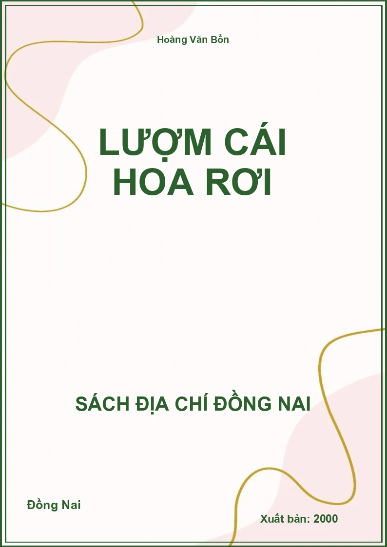 Lượm cái hoa rơi