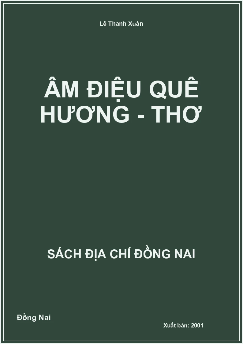 Âm điệu quê hương - Thơ
