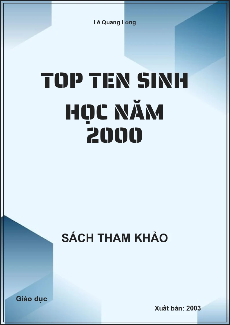 Top ten Sinh học năm 2000