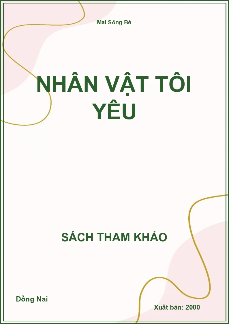 Nhân vật tôi yêu