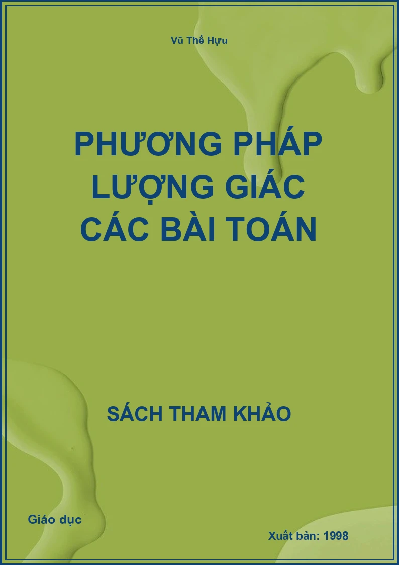 Phương pháp lượng giác các bài toán