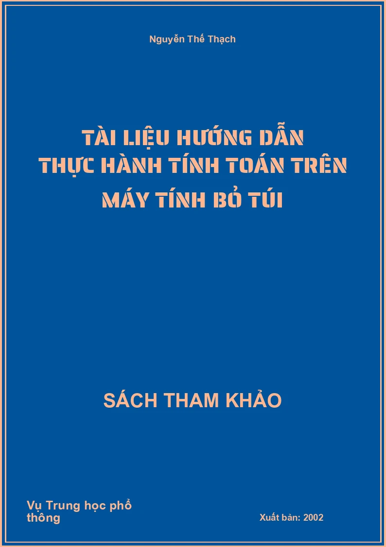 Tài liệu hướng dẫn thực hành tính toán trên máy tính bỏ túi