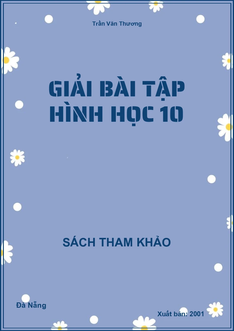 Giải bài tập Hình học 10