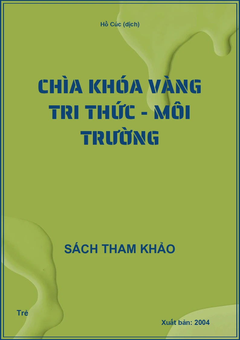 Chìa khóa vàng tri thức - Môi trường