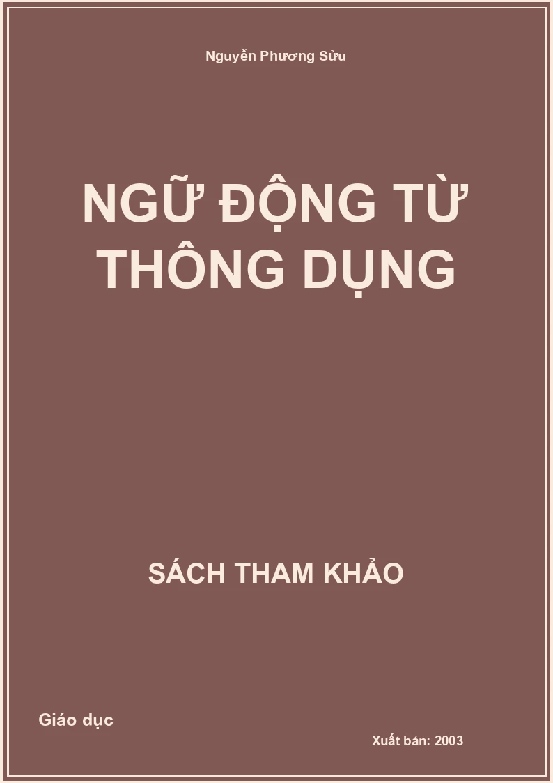 Ngữ động từ thông dụng