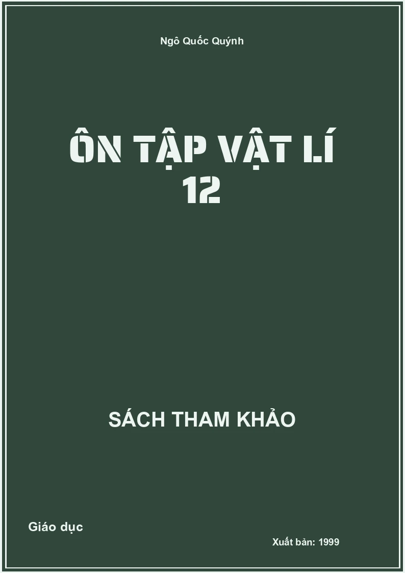 Ôn tập Vật lí 12