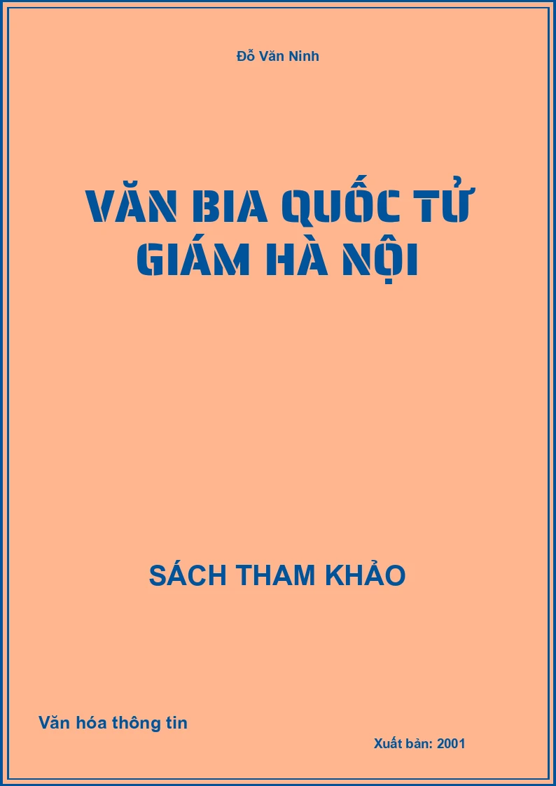 Văn bia Quốc tử giám Hà Nội