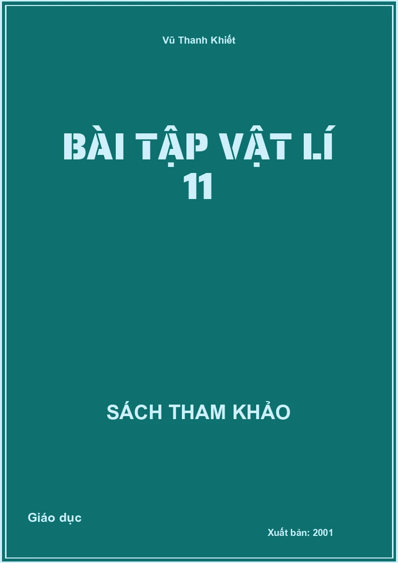 Bài tập Vật lí 11