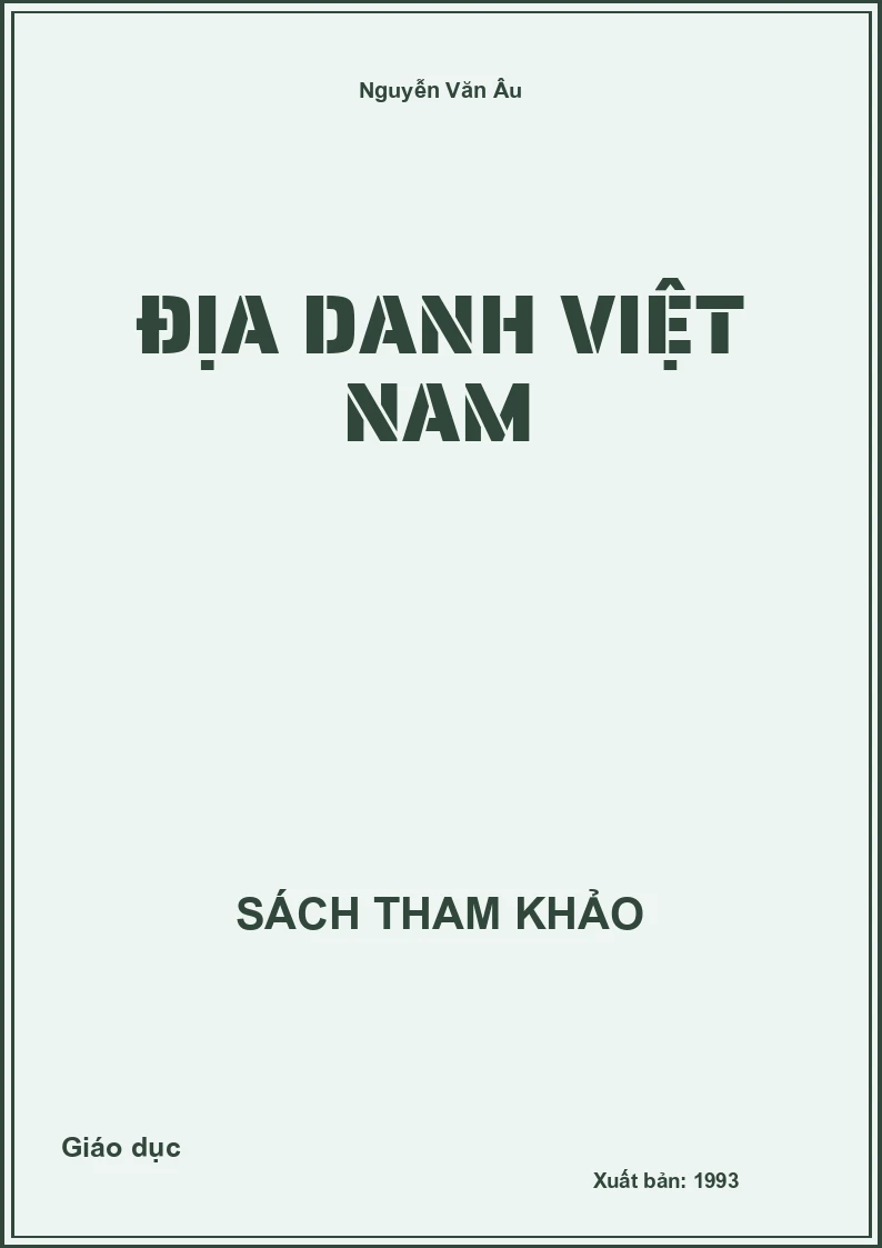 Địa danh Việt Nam