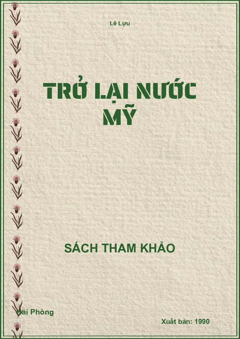 Trở lại nước Mỹ